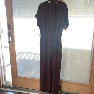 Elegant Brown Jumpsuit